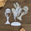 Stevige koolstofstalen scrapbookingmal voor projecten, kaarten, 7