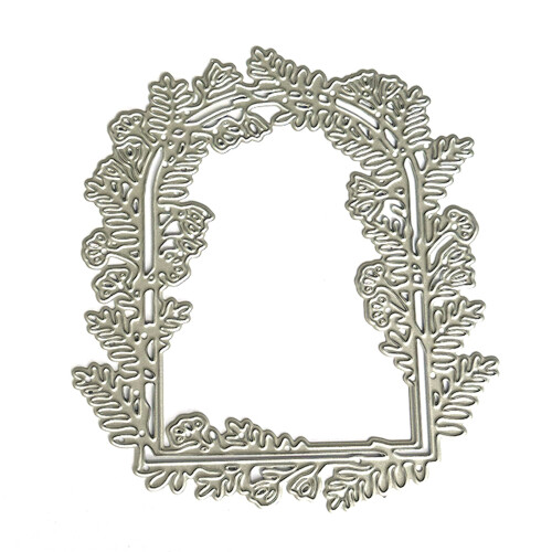 Leaf Frame gestanst metalen embossing stencil koolstofstaal