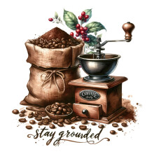 Customizable Coffee Bar Wall Decoration PVC-Picture color