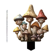 Mushroom Decorative Garden Stakes Acrylic Decorative-SCD299