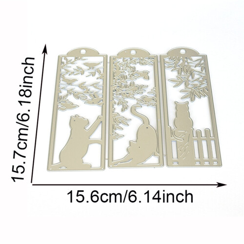 Venster Kitten koolstofstaal gestanst scrapbooking embossing 2