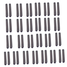 50Pcs Adhesive Hat Sweat Absorbing Pad Disposable Hat-Black