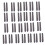 50Pcs Adhesive Hat Sweat Absorbing Pad Disposable Hat-Black 1