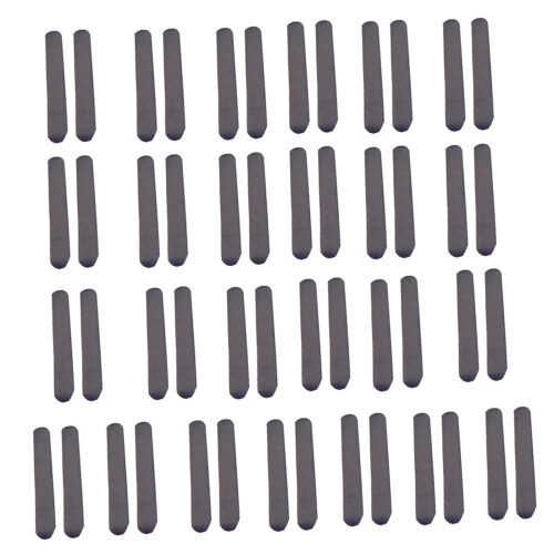50Pcs Adhesive Hat Sweat Absorbing Pad Disposable Hat-Black