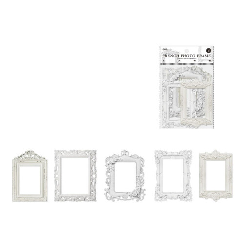 Scrapbook Paper, Embossed Retro Frame Collage Card, Romantic Encounter Series, 4 Types