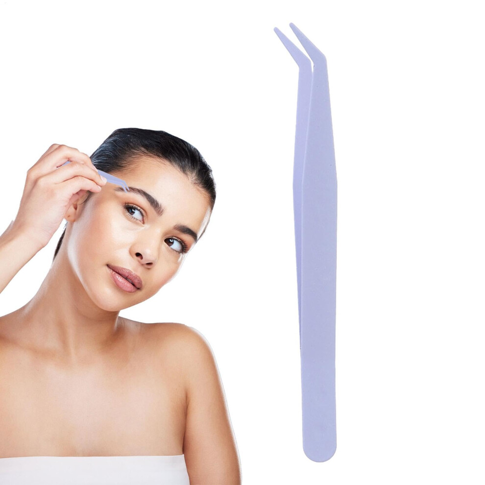 Purple Lash Tweezers For Eyelash Portable Eyelash Extension Tweezers Eyelash Wisps Tweezers Clusters Eyelash Extension