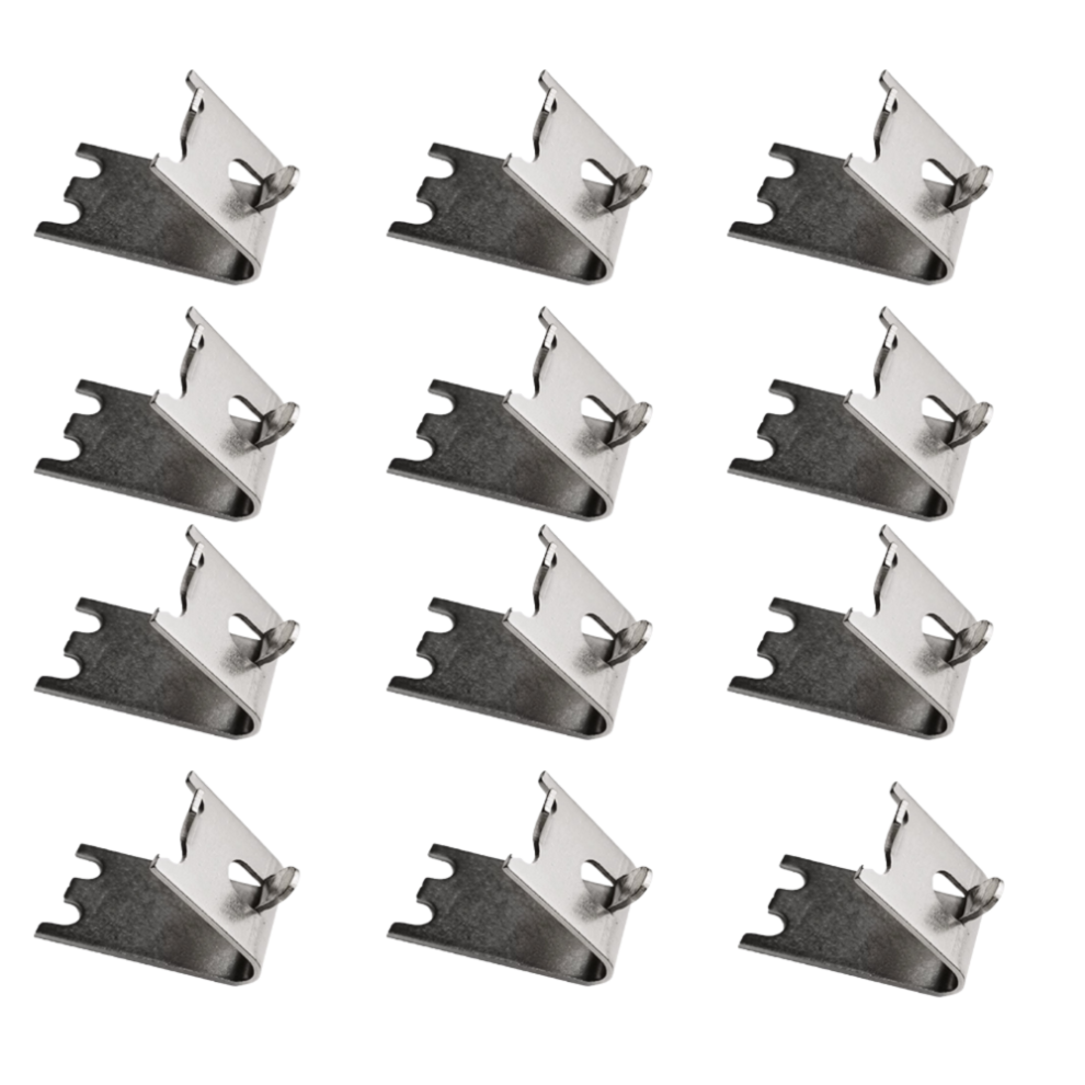 Refrigerator Shelf Clips With Durable Stainless Steel Build, Corrosion-Resistant Freezer Shelf Clips Featuring Smooth Surface And Firm Hold Dovetail D 9130438428662