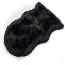 Shaggy Furry Rug for Sofa Chair, No-Slip Bottom Faux Fur Rug with Easy-to-Clean Surface, Luxurious Soft Plush Carpet in Faux Lambskin, Hypoallergenic