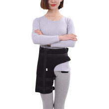 Hip Brace Thigh Compression Sleeve Hip Groin Support for Men and Women Injury Belt for Pulled Muscle Strain Hernia Belt (Size: S) (M)