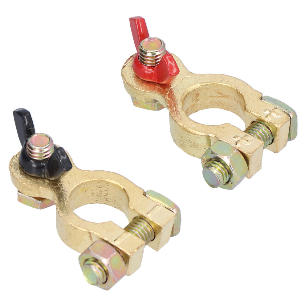 Pure Copper Battery Connectors 2Pcs Universal Clamps For Car Battery Terminals 8491378231202
