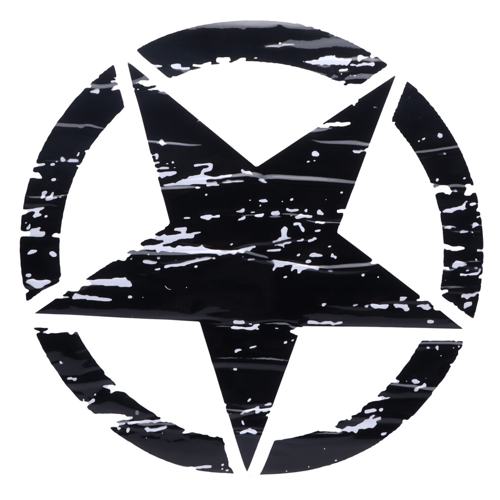 Star Car Sticker Decal For Vehicle Hood, Waterproof Vinyl Five-Pointed Star Auto Graphic Decoration, Universal Car Sticker For Suv Truck Off-Road 9138057209259
