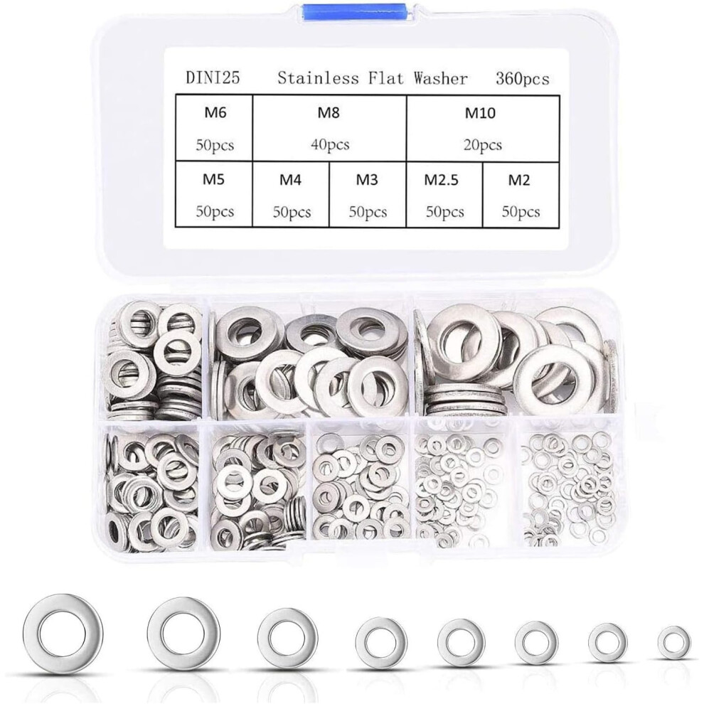 Stainless Steel Washers For Factory Marine Applications, Corrosion Resistant Washers With Anti-Rust Surface, Surface Protection And Lifetime Durabilit 9074015787844