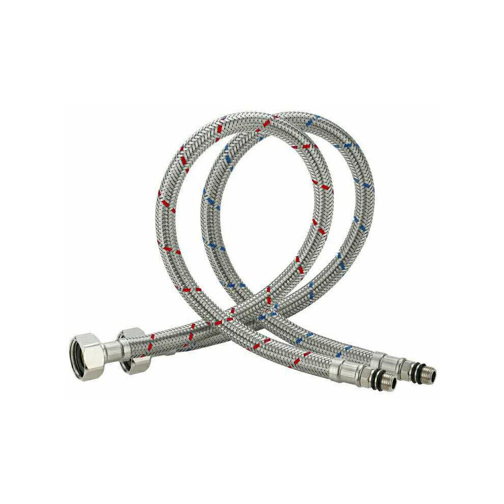 Kitchen Sink Faucet Supply Lines, Flexible Connector For Easy Maneuverability, Durable Braided Nylon Sink Hose With Cupc Certification Ensures No Wate 9148971446418