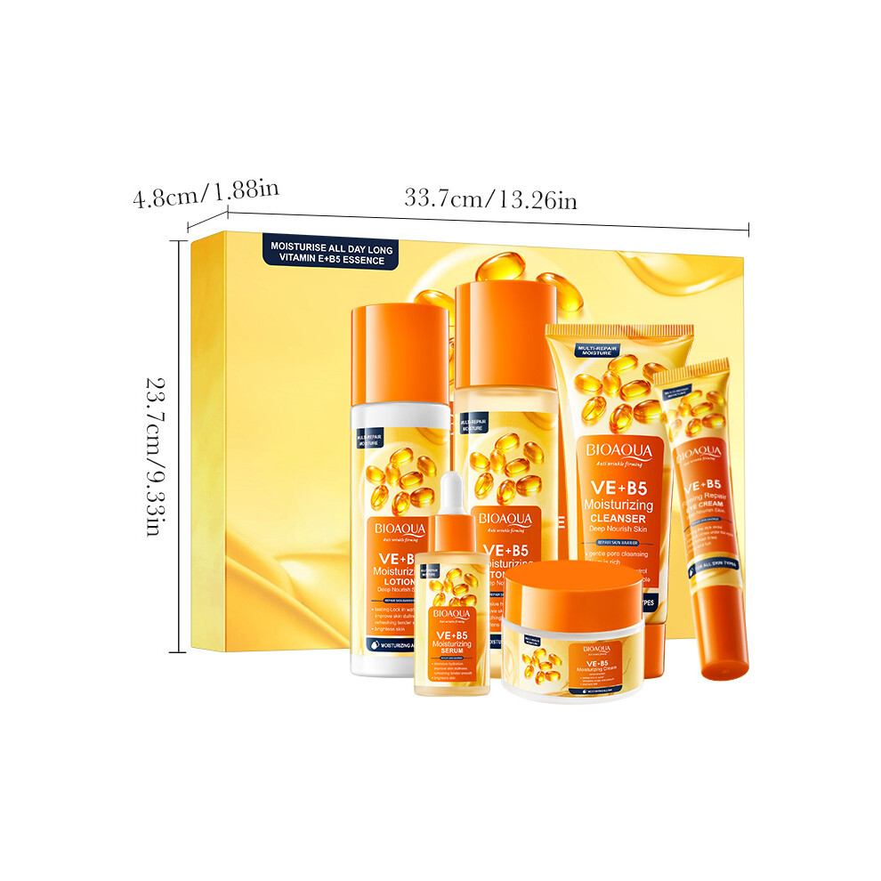 (Moisturizing six-piece set) Six-piece BIOAOUA moisturizing skin care product set