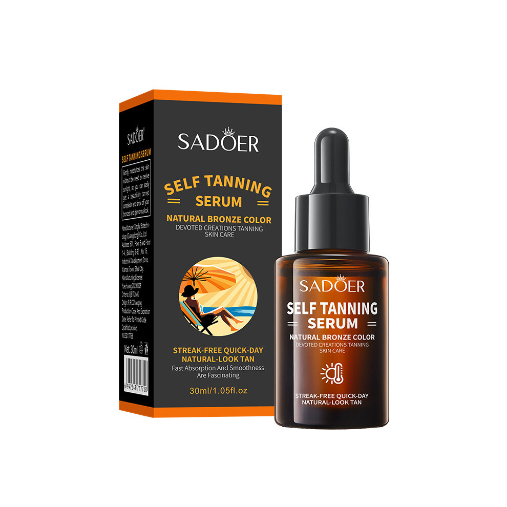 Bronze (Essence 30Ml) Tanning Essence 30Ml Sadoer Moisturizing Tanning Essence