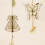 Schneeflocken-/Blumen-/Schmetterlings-/Glocke-Schneeflocke C Gold 5
