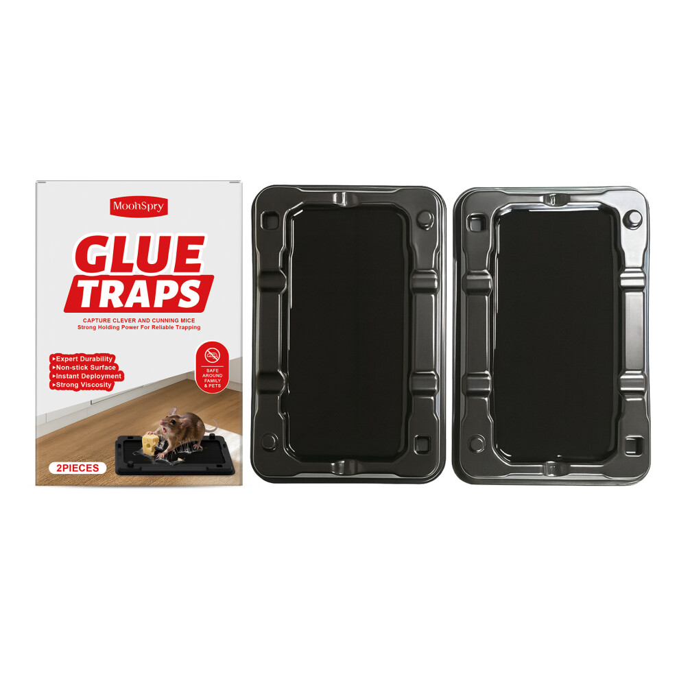 (2pieces) Mouse trap sticky trap Home kitchen warehouse sticky mouse trap indoor use sticky mousetrap