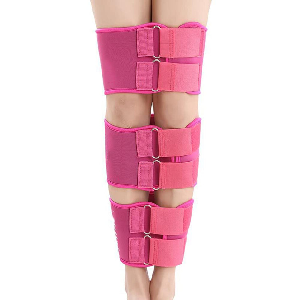 Black/Pink O/X Leg Type Correction Belt, Posture Corrector, Knock Knee Braces, Xxl Xxl