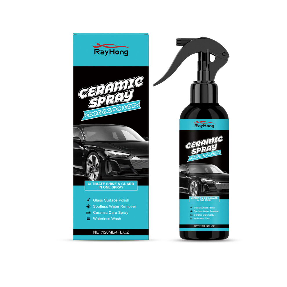 (120Ml) Car Ceramic Coating Spray Car Mirror Cleaning Stains Will Not Damage The Material Maintenance Coating Spray 6900054936734