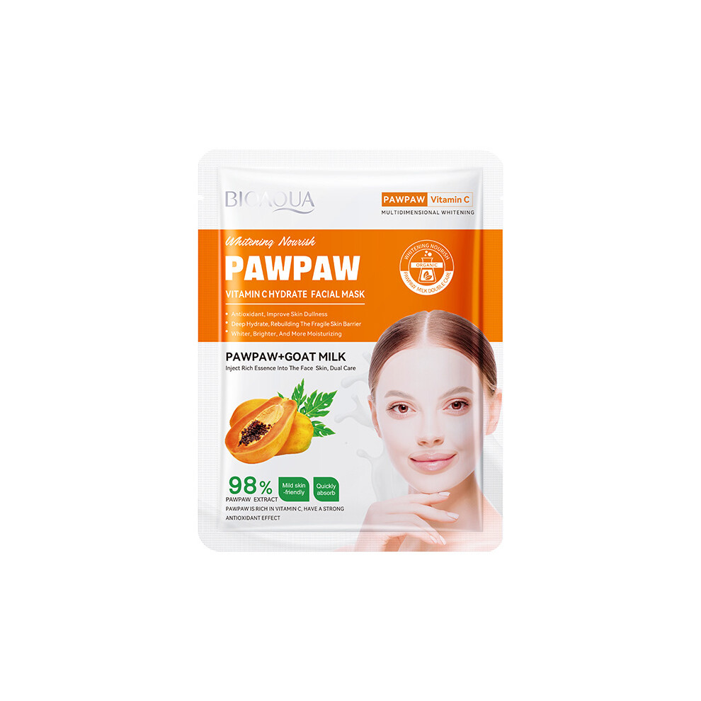 (25g) Facial mask 25g BIOAOUA moisturizing and moisturizing tablets
