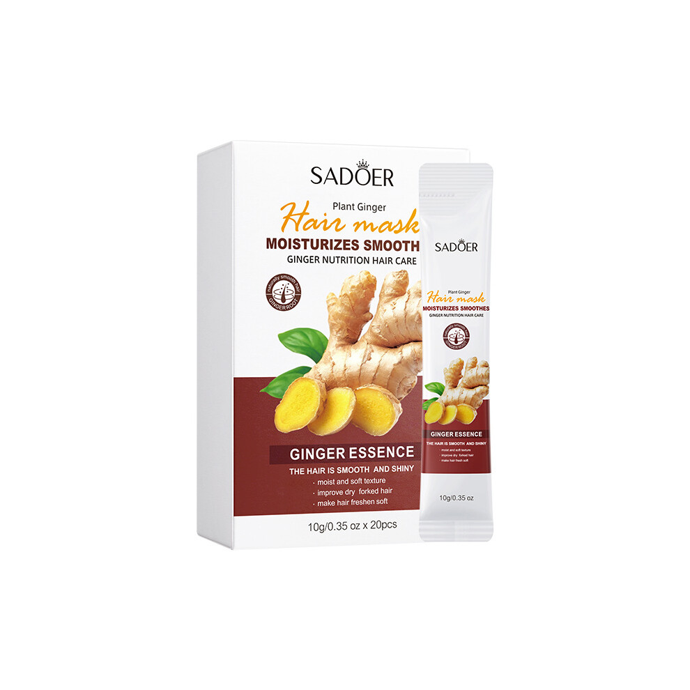 (10gx20pcs) SADOER hair mask improves frizz, softens and smoothes in portable strips