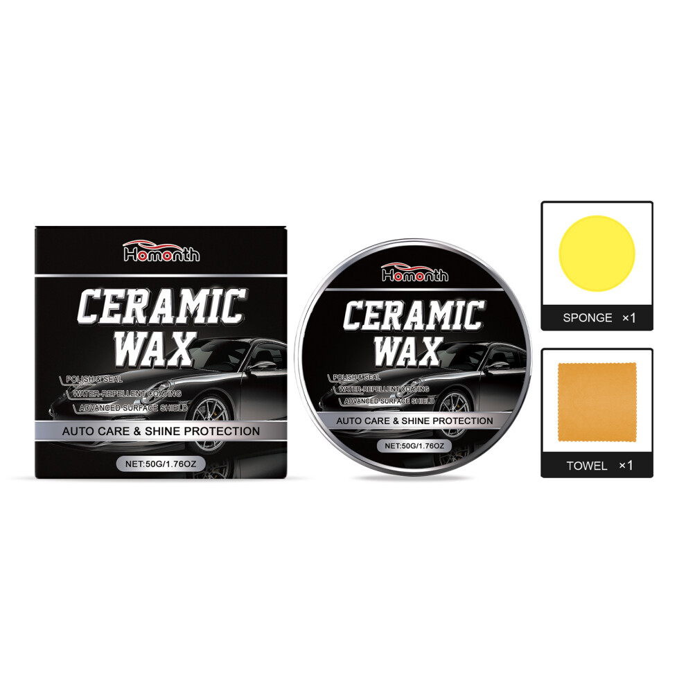 (Suit) Homonth Car Care Wax Set, Car Paint Polishing, Maintenance, Anti-Fouling Touch-Up, Easy To Wipe And Renovate The Surface 6900054963198