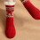 Holiday Themed Thick Floor Slippers Home Socks-Deep Blue 4