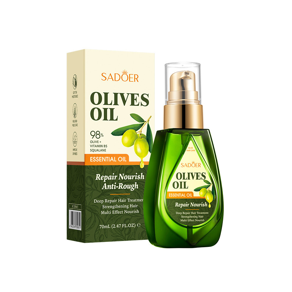 (Essential oil 70ml) Olive Hair Oil 70ml SADOER Brightening and Smoothing Conditioner