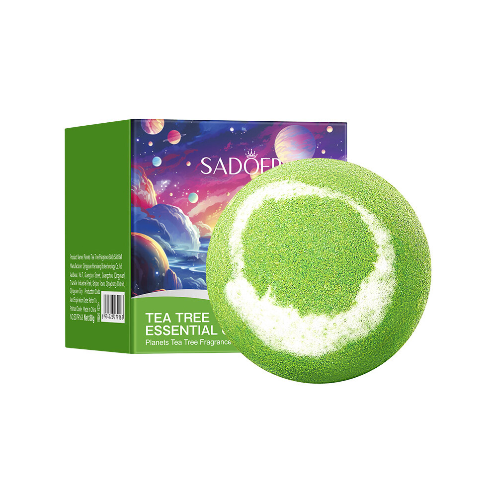 (Tea tree bath) Planet Chamomile Fragrance Bath Salt Balls 80g Cleansing Body Bath Salt Balls
