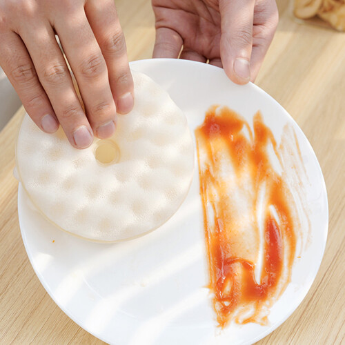 Sponges Suction Cup Heavy Duty Degreasing Pad Cleaning Tool for 1