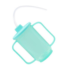 Liquid Feeding Cup for Disabled People Leakproof Drinking Cup with Straw Lid for Seniors Practical Drinking Aid for Water Porridge and Soup