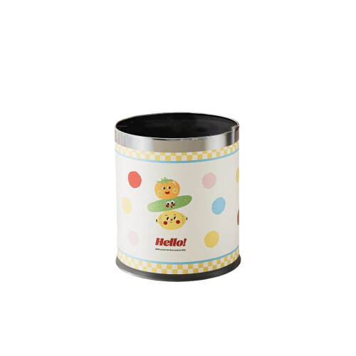 Cartoon Indoor Trash Bin Portable Design for-Vegetable  Fruit