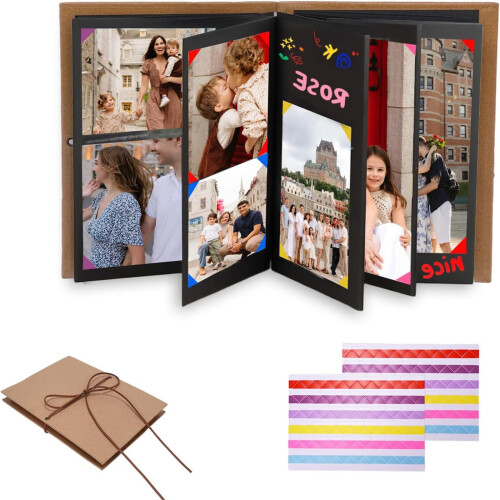 Scrapbook Memory Photo Book Thick Paper Page Ideal Gift For