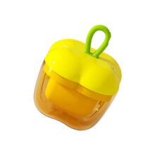 Portable Lint Remover Small Roller Body For-Transparent yellow