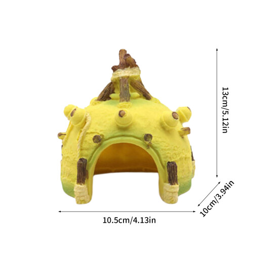 Grotte décorative en résine durable pour aquarium, accessoire 2