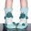 Thermo-Wintersocken mit 3D-Muster, rutschfester Griff,-M 5