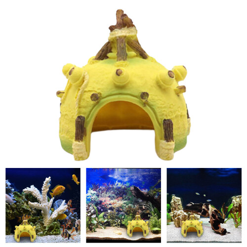 Grotte décorative en résine durable pour aquarium, accessoire 1