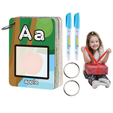 Alphabet Watercolor Cards, Aqua Painting Doodle Index Cards