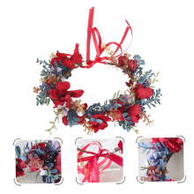 Flower headband for wedding celebration, bridal wreath, elegant bridal accessory