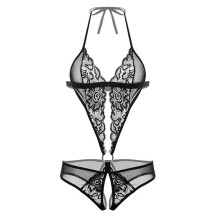 Deep Women's VNeck Ladies Underwear Set Black XL