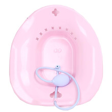 Seat Bath for Toilet Seat, Seat Bath Seat for Hemorrhoids, Perineal Soaking and V Steam Bath, Soaking Basin for Treating Inflammation, Pink Ref: 1052
