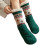 Pantoufles de sol chaudes, chaussettes de noël pour le-Vert 1