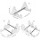 Acrylic Keyboard Display Holder Mechanical Keyboard Stand Memory Holder Ergonomic Accessory Single Layer 5