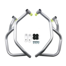 For 800MT Motorcycle Engine Guard Crash Bar Protector Bracket Silver Ref: 7195
