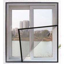 Cat Window Screen, AntiMosquito Window Screen with SelfAdhesive, SemiTransparent Cat Net, Durable PVC Fiberglass Mesh (Custom Size, Customized)
