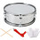 13 Inch Snare Drum Set, Adjustable Strap, Percussion Marching Drum Sticks, Party Performance Drum for Learning Silver 1