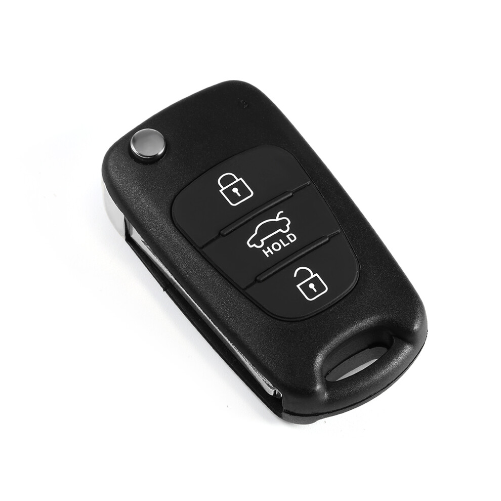 Uncut Keyless Entry Remote Control Shell Replacement Fit For Kia Rio Sportage Soul Rondo Easy Installation No Programming Required, High Performance 9190834857657