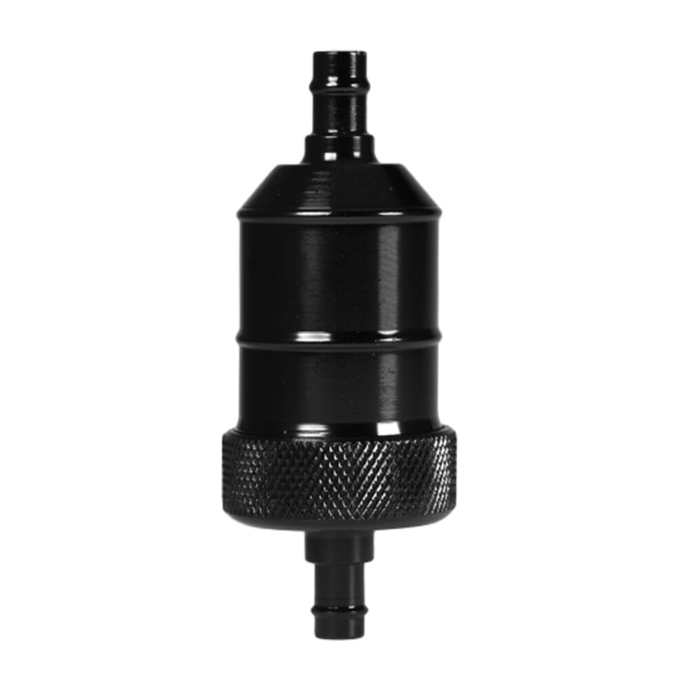 Glass Inline Fuel Filter, Quality Construction Billet Aluminum Joints Stainless Steel Filter Element For Enhanced Fuel System Protection Durable Safe 9190834205212