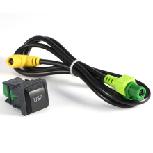 Adaptér USB audio kábla bezproblémová integrácia, jednoduché a pohodlné používanie, prémiový plastový + kovový doplnok do auta, USB