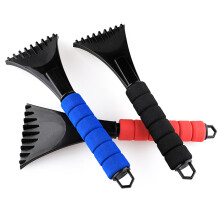 Snowbrush with Ice Scraper for Winter Driving, Car Snow Shovel with Foam Handle and ABS Blade, Multi-Function Ice Removal Tool for Effective Snow